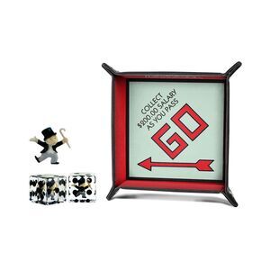 Mr. Monopoly Tray and Dice Set